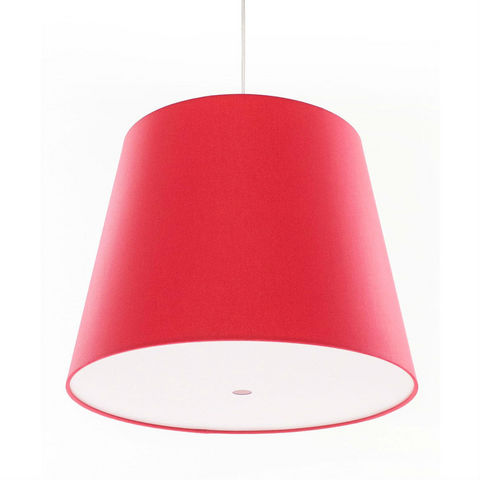FrauMaier - Hanging lamp-FrauMaier-SINGLE BIG CLUSTER - Suspension Rouge Ø39cm | Susp